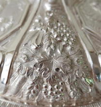 French antique solid silver Baroque Chapel Set